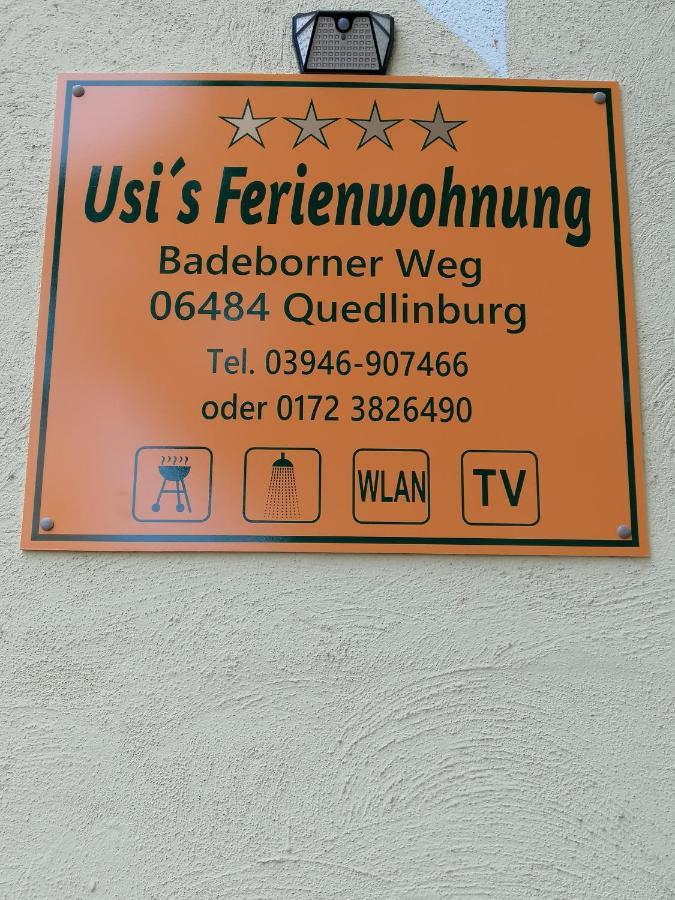 Usis_Ferienwohnung Im Harz Quedlinburg Exteriér fotografie